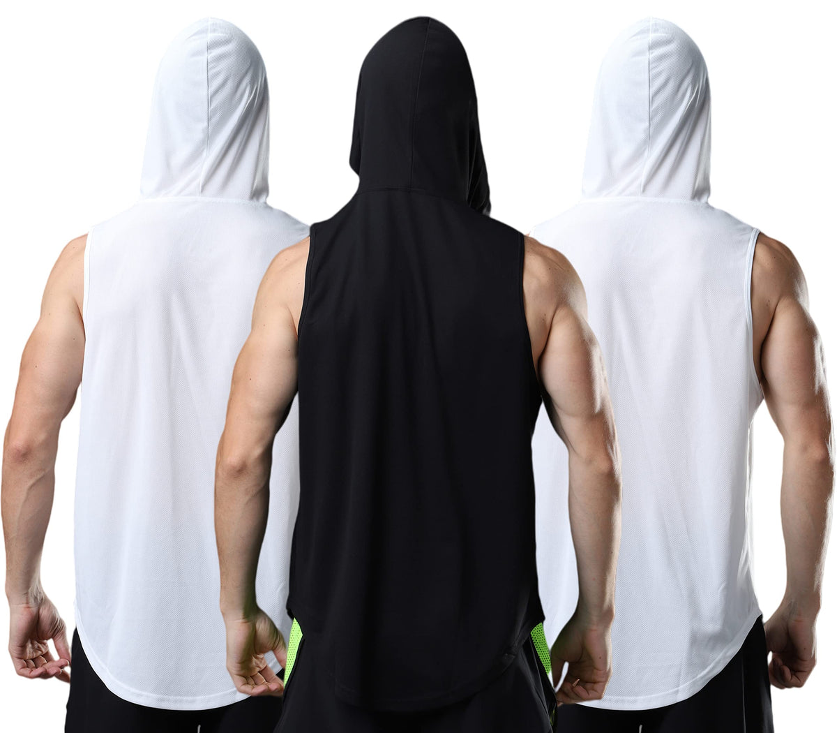 Men's Quick-Dry Hooded Tank Top
