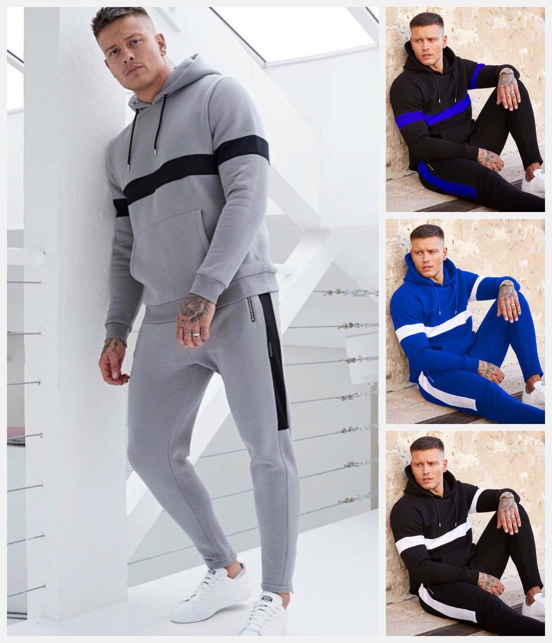 Men's 2-Piece Hoodie Tracksuit