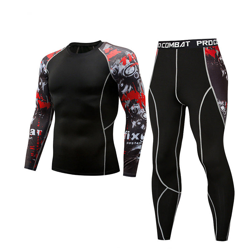 Men's Long Sleeve Compression Set