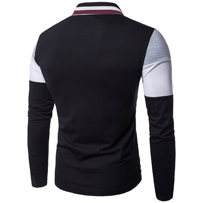 Men's Slim Fit Long Sleeve Polo