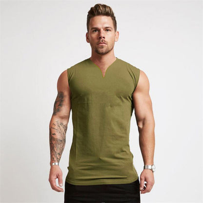 Men's V-Neck Athletic Tank Top