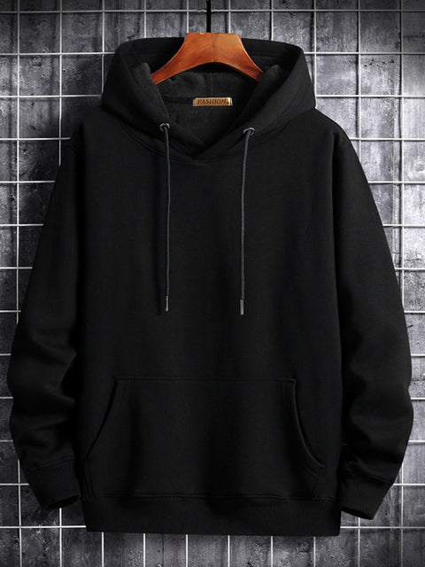Men's Thick Velvet Hoodie