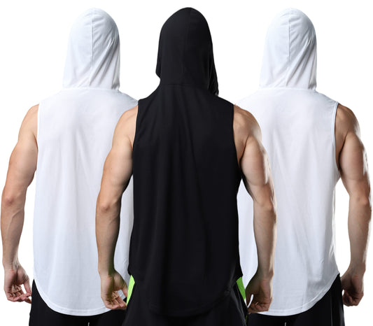 Men's Quick-Dry Hooded Tank Top