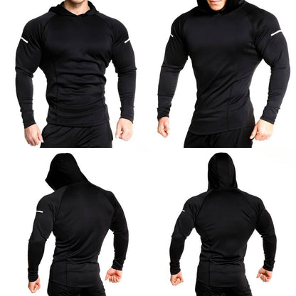 Long Sleeve Hooded Training Shirt