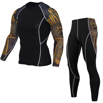 Men's Long Sleeve Compression Set