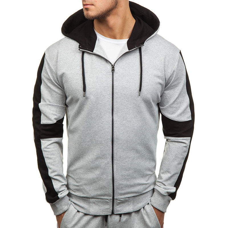 Men's Colorblock Hoodie Set
