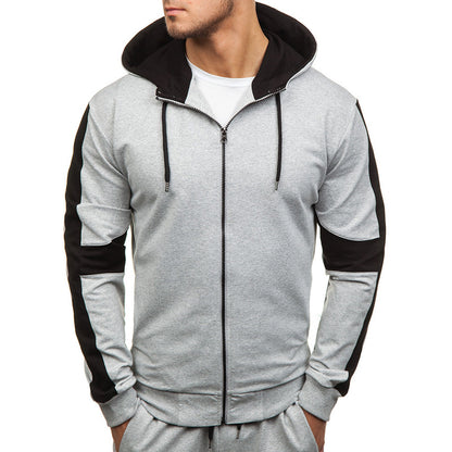 Men's Colorblock Hoodie Set