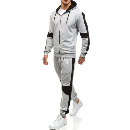 Men's Colorblock Hoodie Set