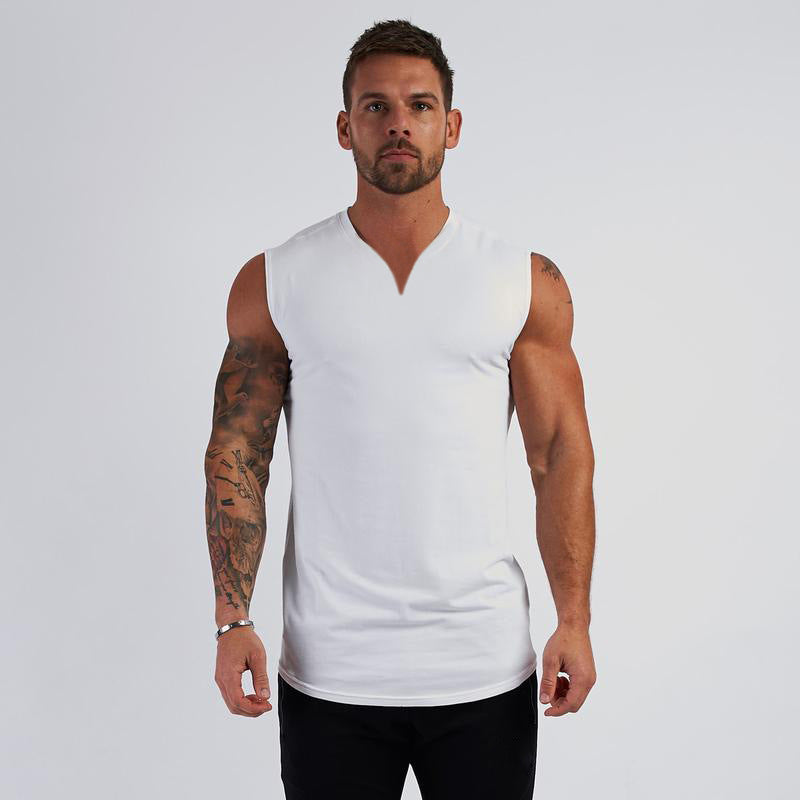 Men's V-Neck Athletic Tank Top