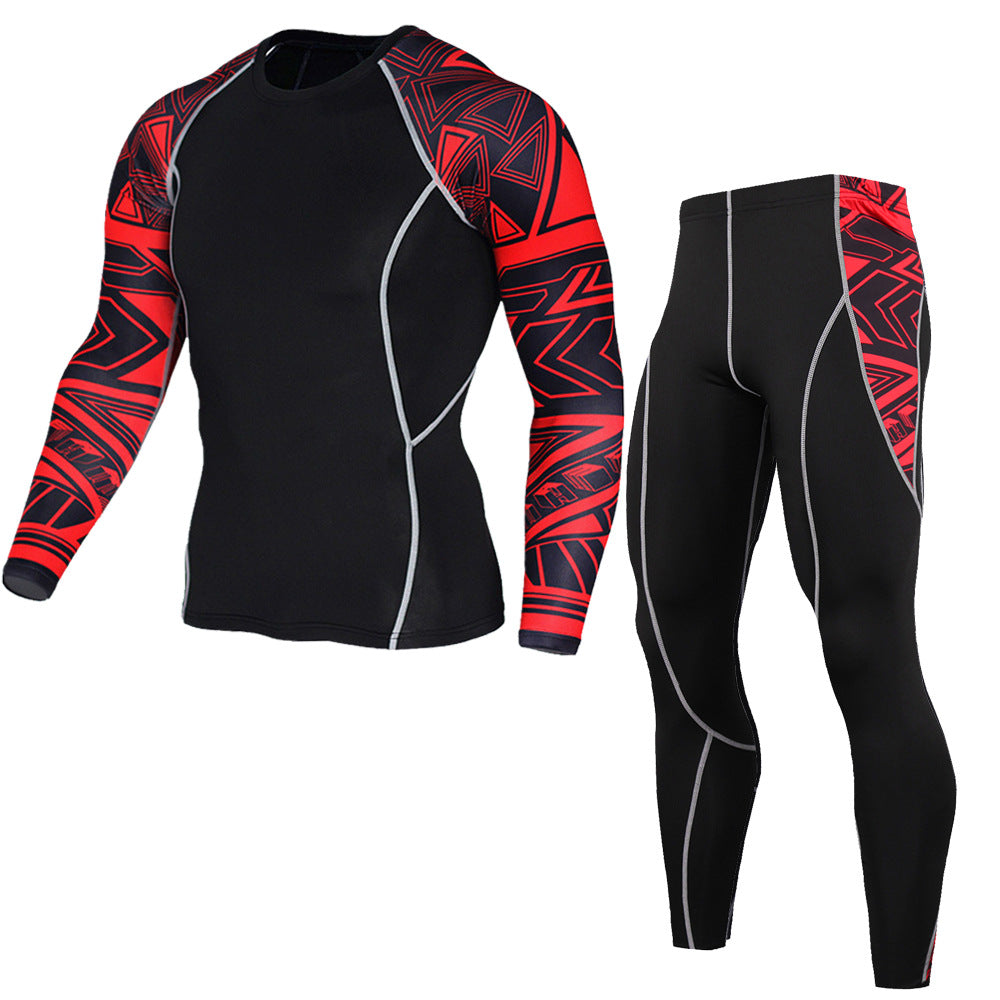Men's Long Sleeve Compression Set