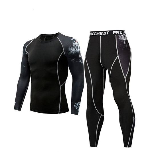 Men's Long Sleeve Compression Set