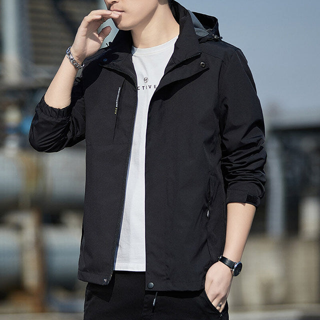 Men's Lightweight Windbreaker Jacket