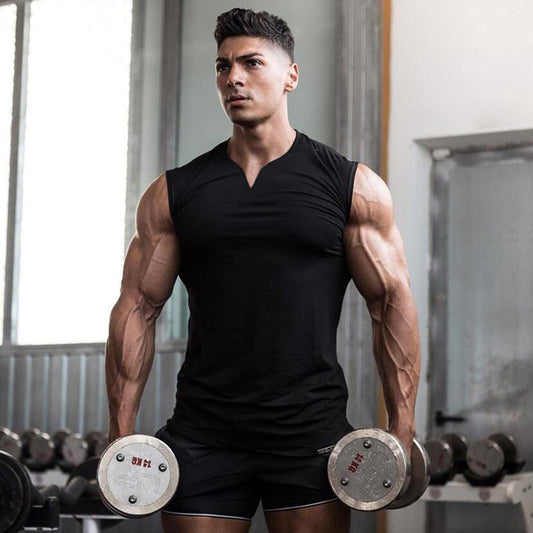 Men's V-Neck Athletic Tank Top