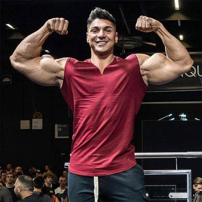 Men's V-Neck Athletic Tank Top